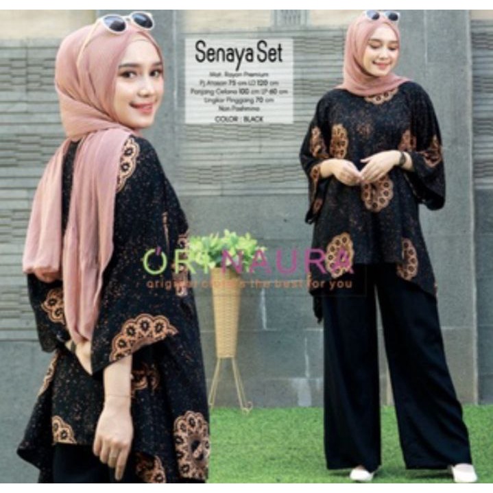 SENAYA JUMBO SET I SETELAN WAKA JUMBO BATIK TIE DYE