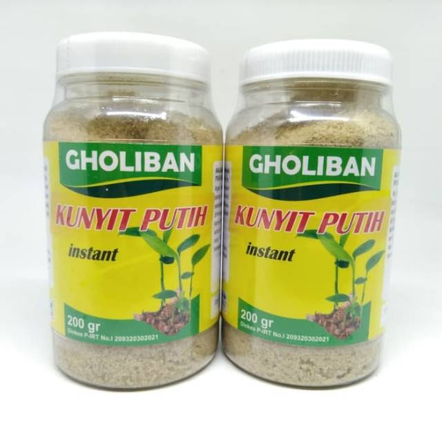 KUNYIT PUTIH INSTANT/ SEDUH GHOLIBAN 200gr