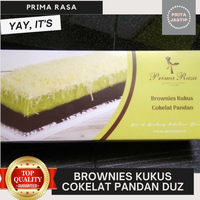 

TERLARIS PRIMA RASA BROWNIES KUKUS COKELAT PANDAN DUZ OLEH OLEH MAKANAN BANDUNG