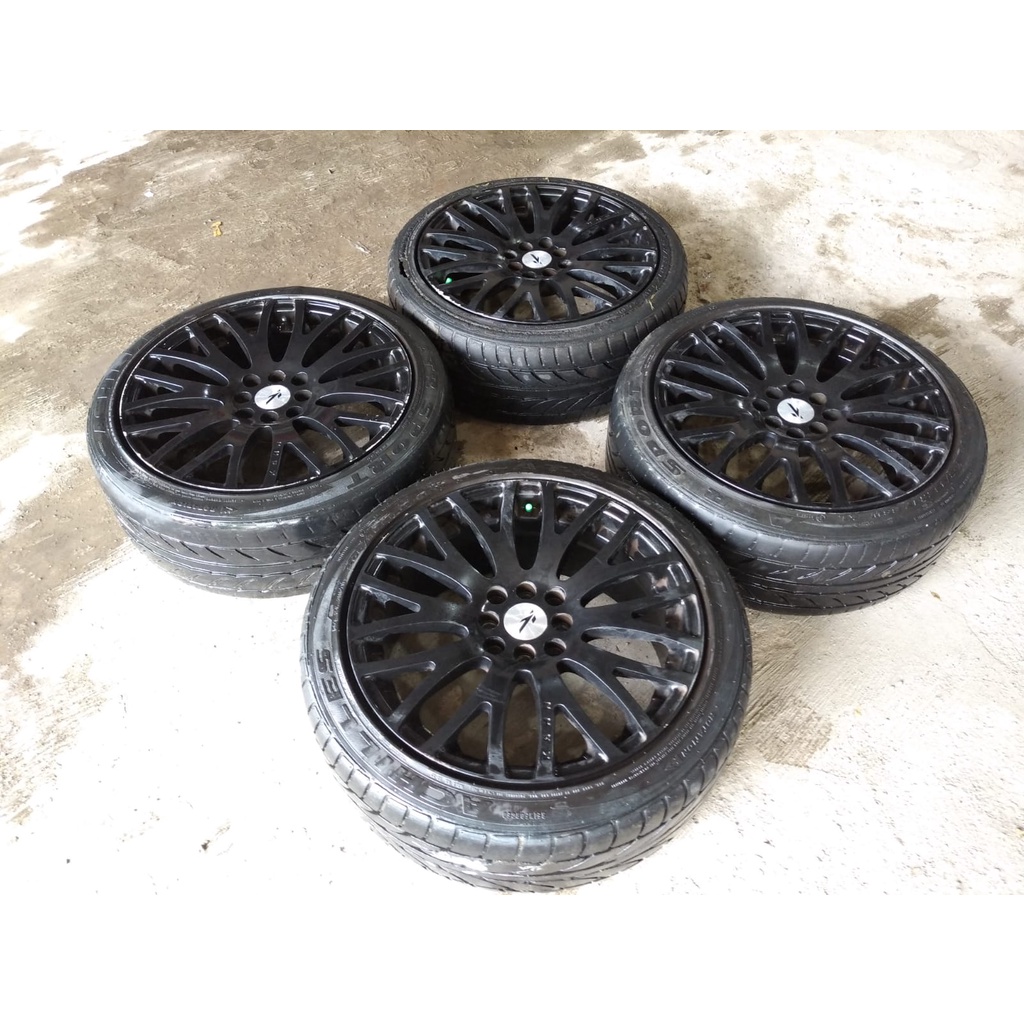 velg pelek mobil racing ring 17 bonus ban lubang 4/100/114