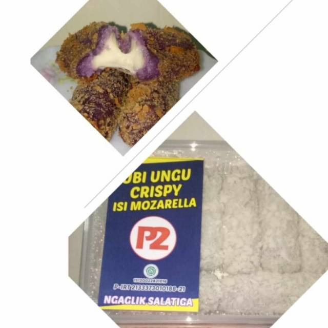 

Ubi Ungu Crispy isi Mozzarella (Frozen food)