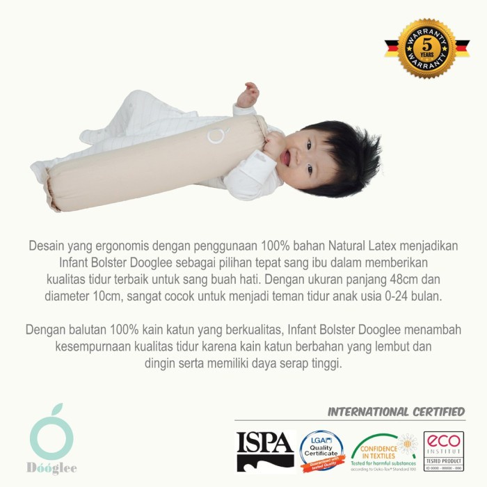 Dooglee Infant Bolster / Guling Bayi / DooGle