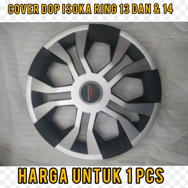 Weldop/Tutup Velg Mobil ISOKA Ring13&14/ Harga untuk 1 biji (Dapat 1PCS+Kawatnya) Plug & Play