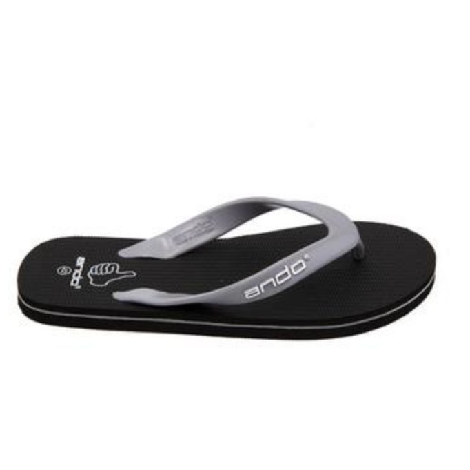 89stories - Sendal Jepit Pria / Sandal Jepit Pria / Sendal Pantai Ando Hawaii Like in Black Grey