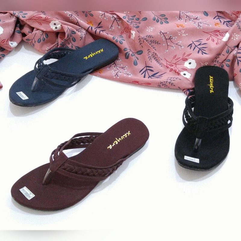 OBRAL CUCI GUDANG BORNEO SANDAL JEPIT TALI  ND09