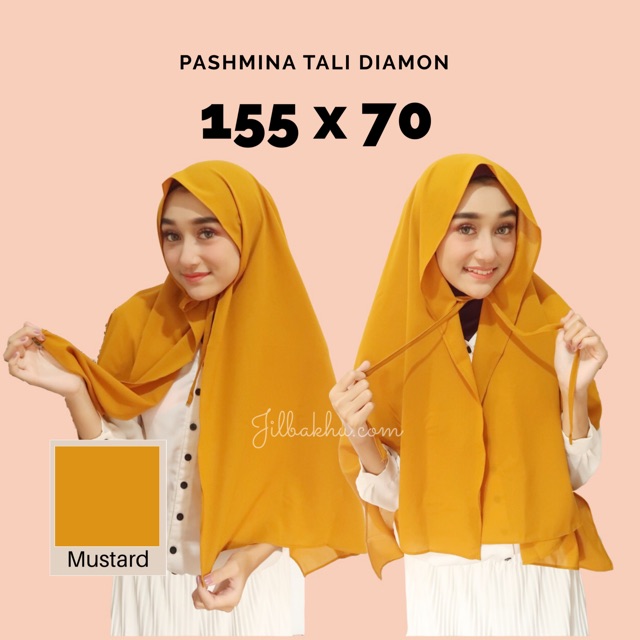 Jilbab pashmina tali diamon 155x70