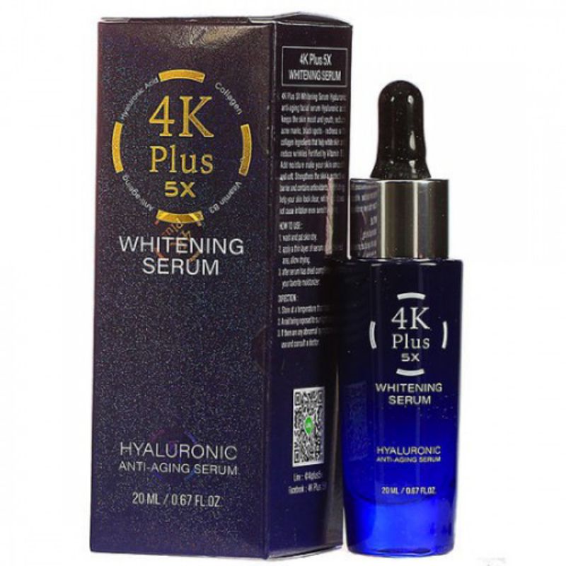 (READY) 4K PLUS 5X WHITENING SERUM ORIGINAL THAILAND