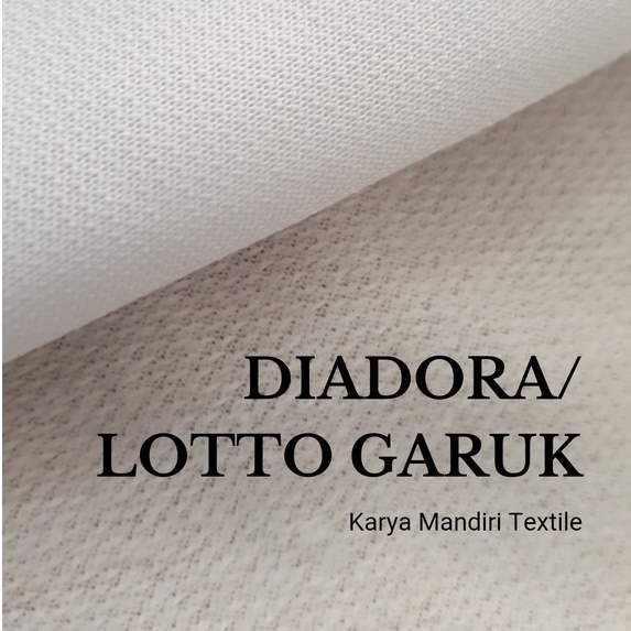 Kain DIADORA/Lotto Garuk PREMIUM grosir bahan dalaman JAKET / Celana