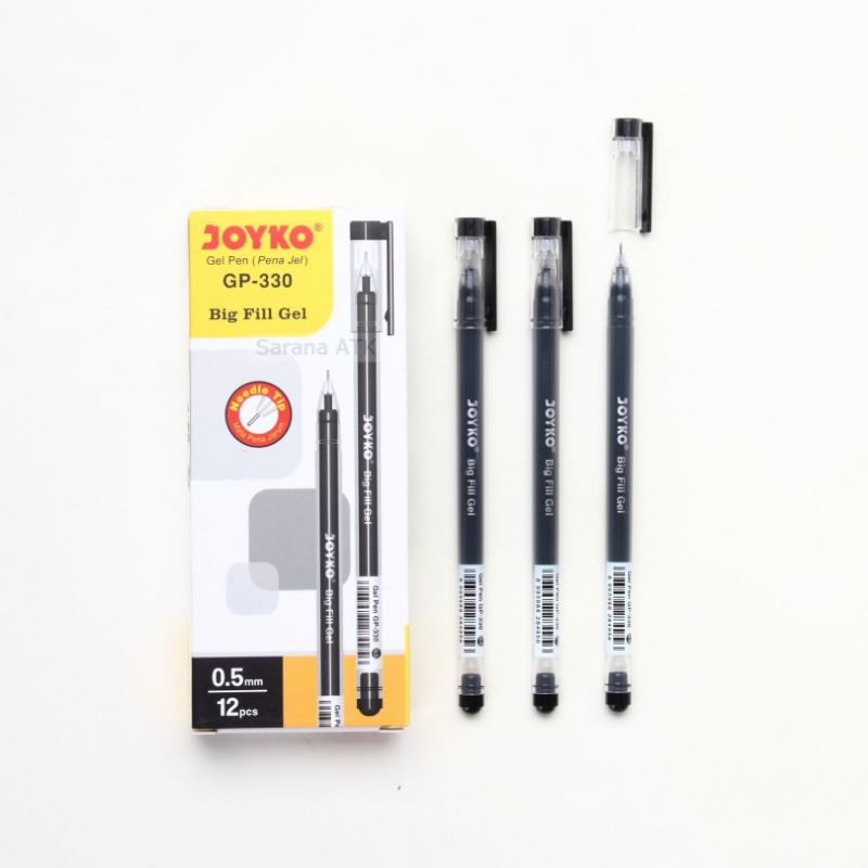 

Joyko Gel Pen GP-330 Big Fill Gel 0.5 mm Murah [INSHOP]