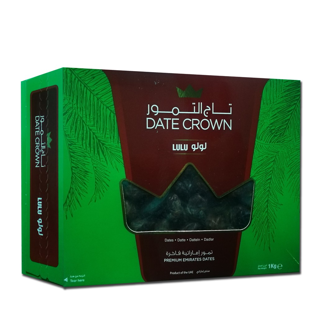 Kurma Khalas Date Crown 1 Kg (box)