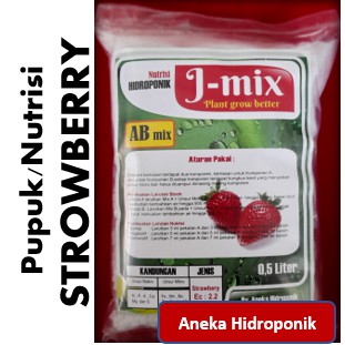 Nutrisi AB Mix Khusus Strawberry 250gr Pekatan 500ml
