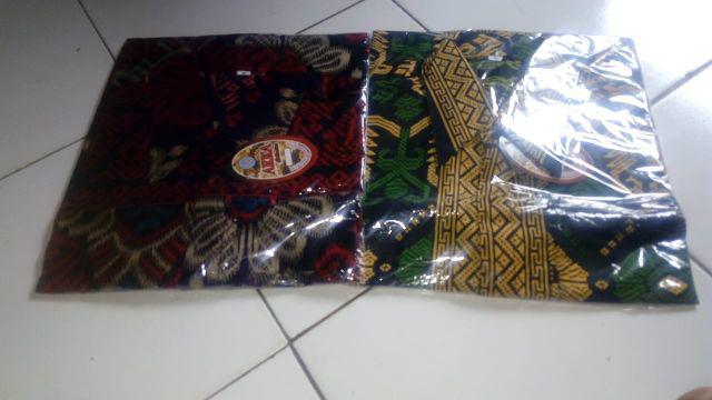 Kemeja Batik Pria Modern Motif Kecubung Merah Hati Sragam M L Xl Kualitas Original..