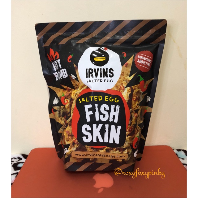 

IRVINS Hot Bomb Salted Egg Fish Skin 230 Gram