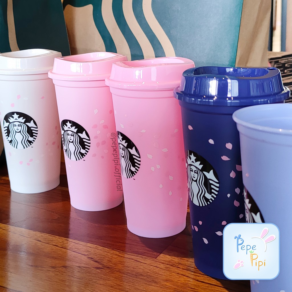 Tumbler Starbucks Spring Cherry Blossom 2021 Reusable Cup Botol Minum Tempat Starbuck Bunga Sakura