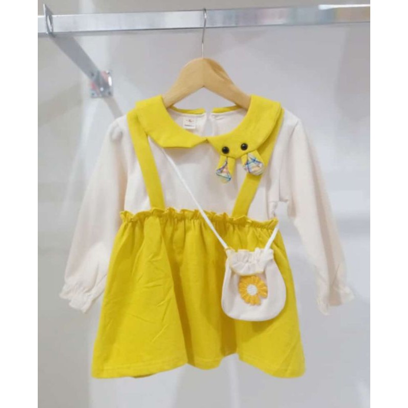 Dress Baby Impor Free Tas