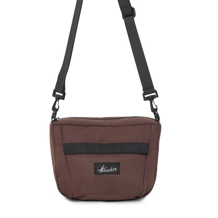 THEODOR Sling Bag VAROS Brown. High Quality. Sling Bag Pria Wanita. Handlebar Bag. Tas Sepeda.