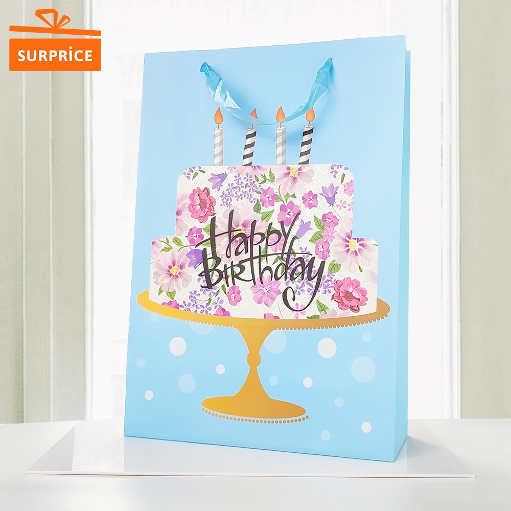 Surprice Paper Bag 30x41x12cm / Kantong Tas Kado Hadiah Ulang Tahun Birthday / Goodie Bag-2