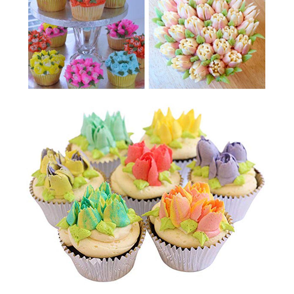 Preva Flower Frosting Tip Tools Bunga Mawar Cupcake Perlengkapan Baking Icing Piping Nozel