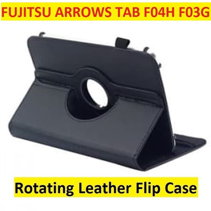 Fujitsu Arrows F03G F04H 10.5 10,5 Inch Tab Tablet Rotate Flip Cover Case Casing Sarung Kesing