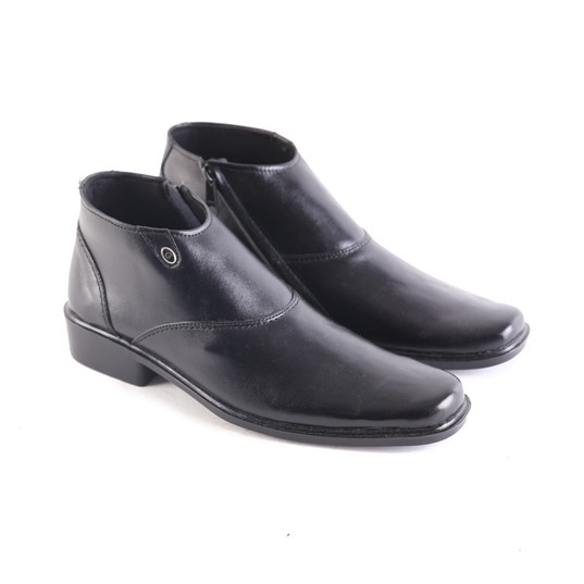 Spatu Boot Pria Pantofel Kulit Hitamgs Sepatu Kerja Pesta Resmi Kant