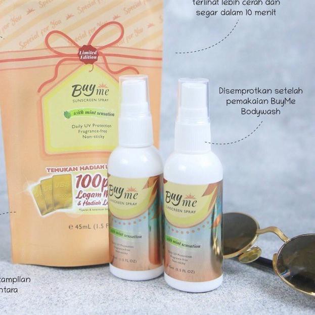 ➥ Buyme Sunscreen Spray / Sunblock / Sunblock Wajah / Sunblock Badan / Sunblock Spray Ω