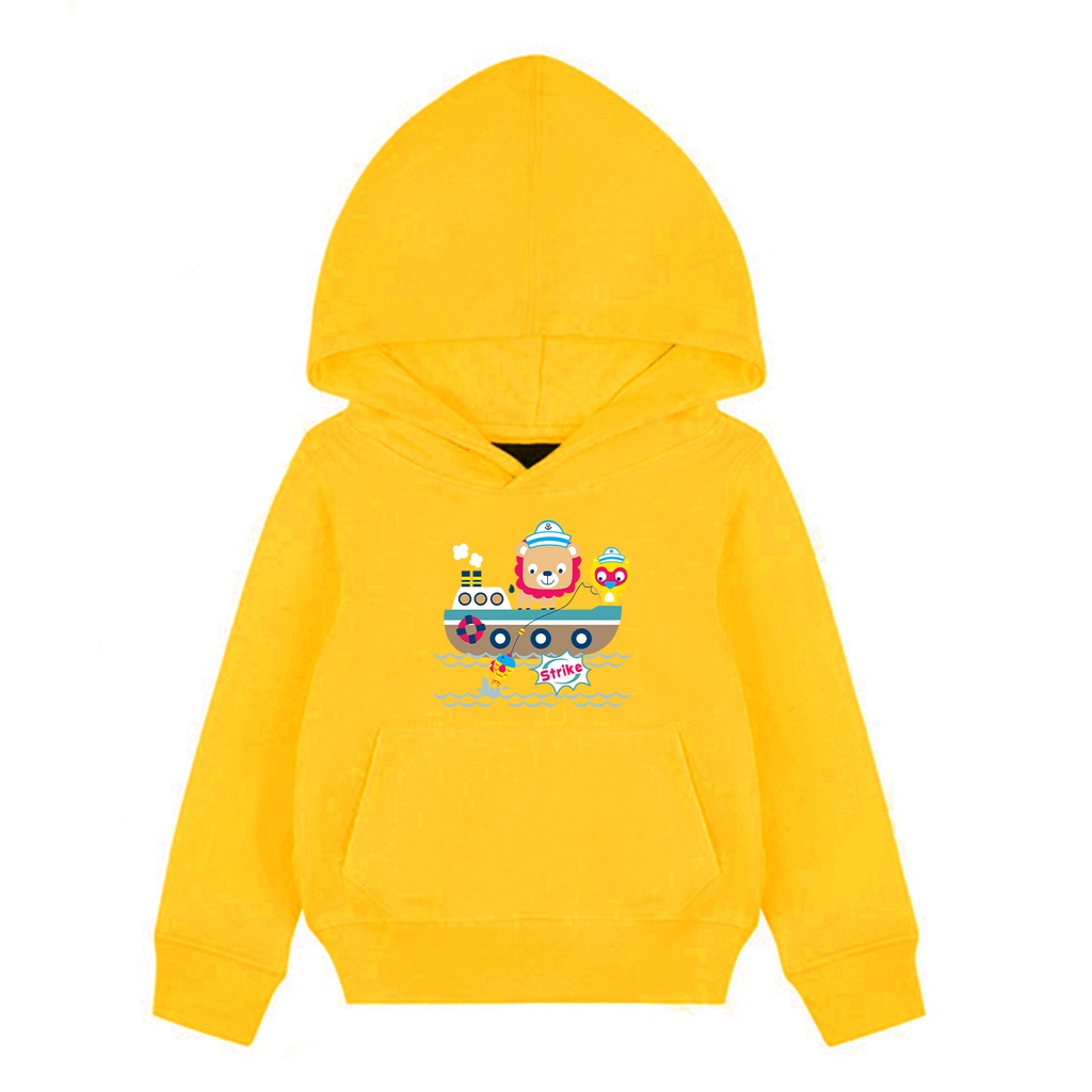 Hoodie Anak Strike Sweater Pakaian Fleece Anak M - XL