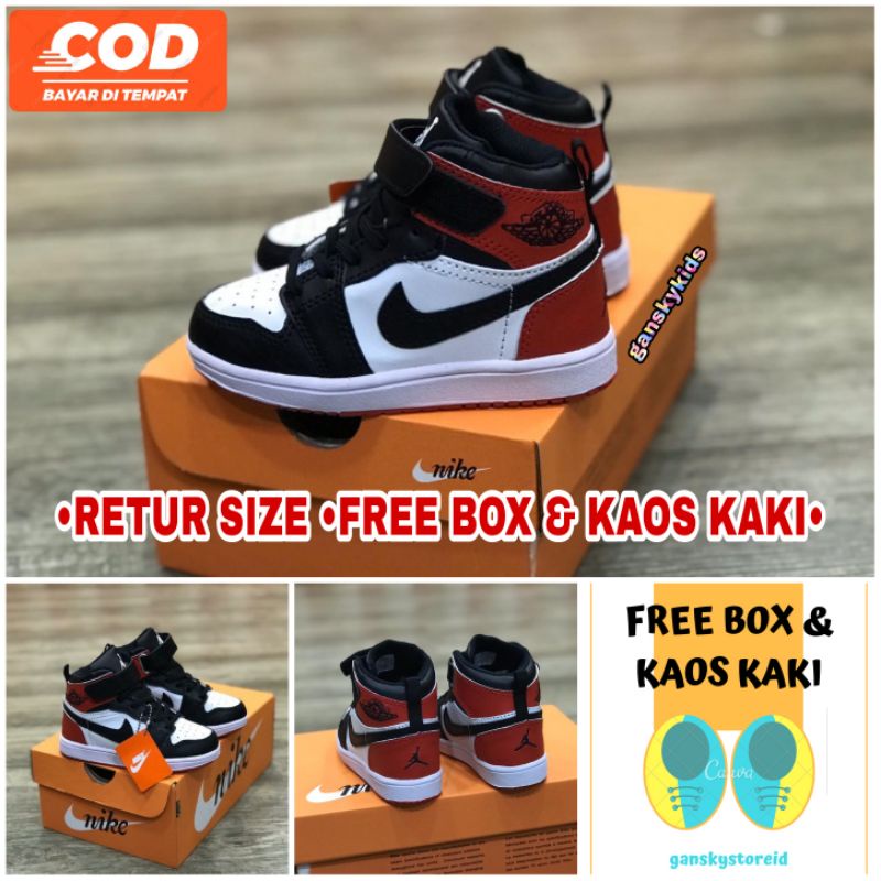 SEPATU ANAK JORDAN KIDS RETRO PREMIUM HIGH QUALITY SEPATU ANAK NIKE LAKI LAKI