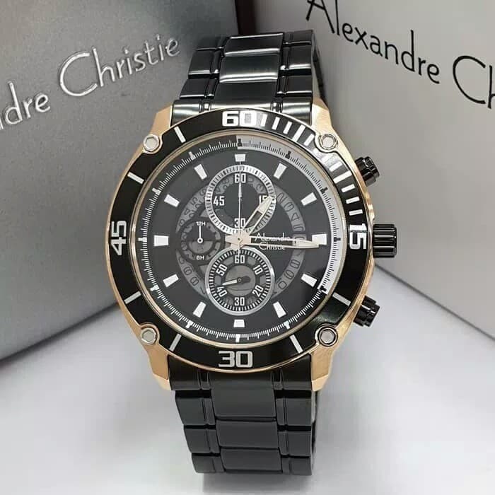 [Free Baterai] JAM TANGAN PRIA ALEXANDRE CHRISTIE AC 6494 ORIGINAL GARANSI RESMI 1 TAHUN