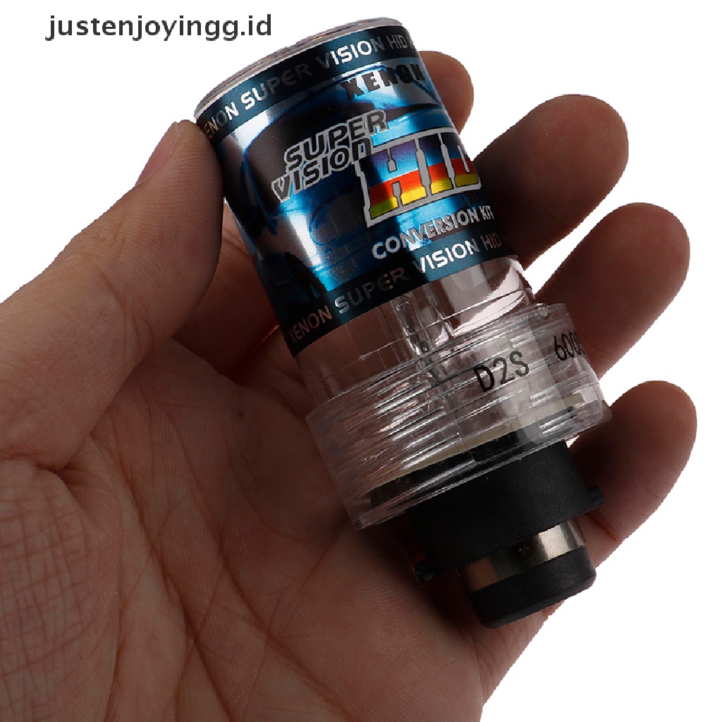 Sepasang Bohlam HID Xenon Pengganti Untuk Lampu Depan justenjoyingg.id 55W 6000K D2S D2R D2C