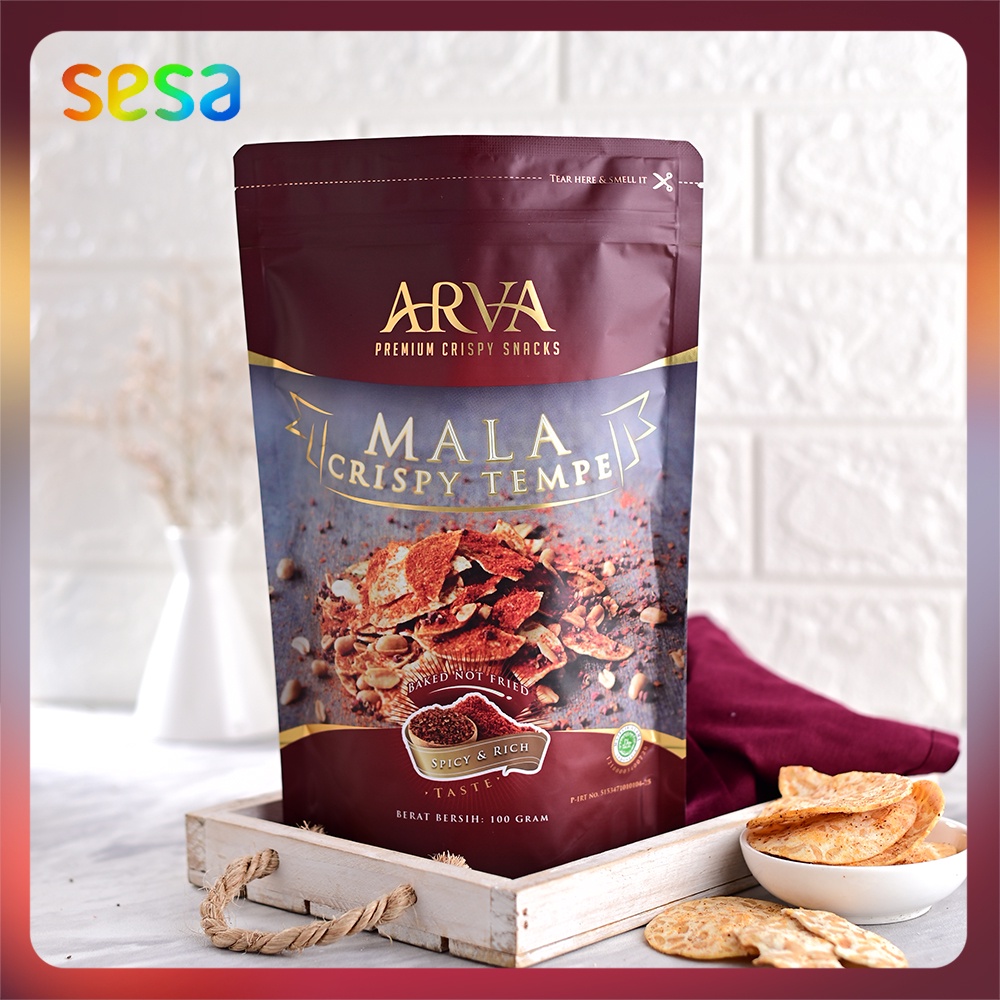 

ARVA Mala Crispy Tempe 100gr - Gluten FREE NON-SMG