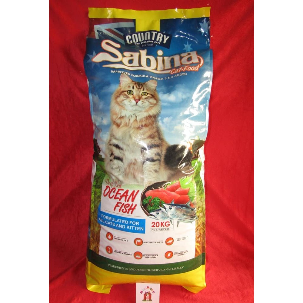 Makanan Kucing Sabina 20kg Cat Food Shopee Indonesia