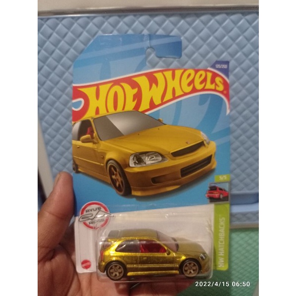 Hotwheels ths 99 Honda civic type R EK9