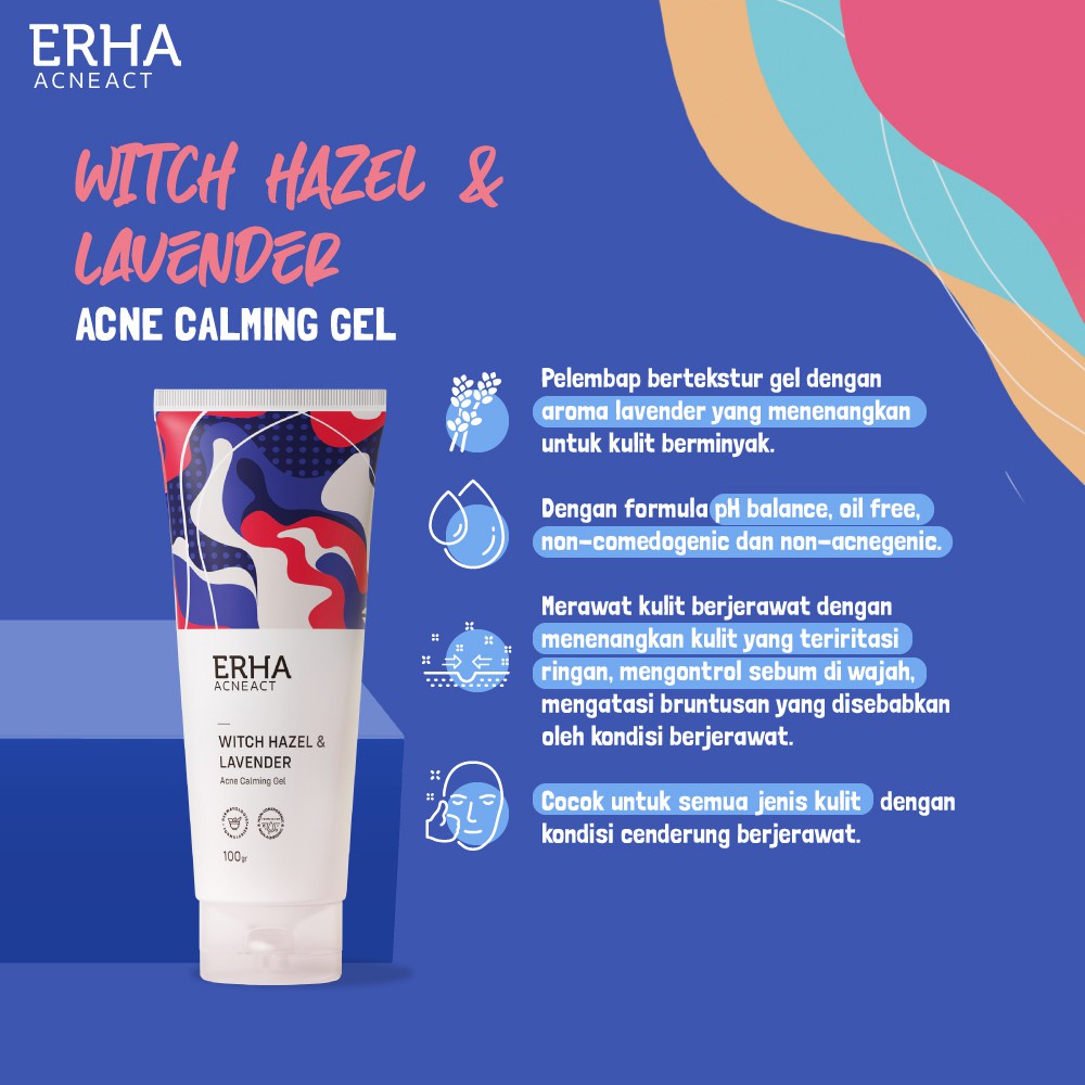 ERHA AcneAct Witch Hazel Facial Wash / Pore Minimizing Toner / Calming Gel / Acne Blemish Toner