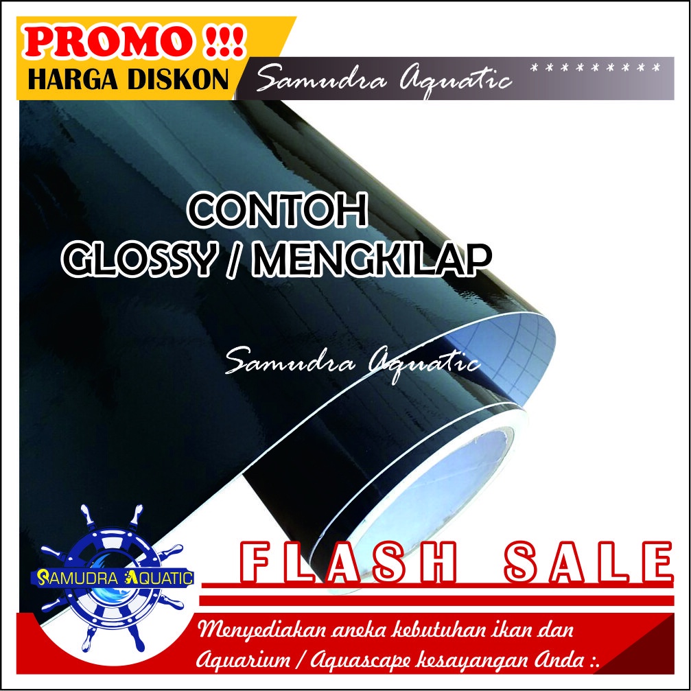 (GLOSSY, Mengkilap) Background Aquarium Aquascape SALE, Stiker Skotlet Aquarium Aquascape GRATIS PACKING KARDUS