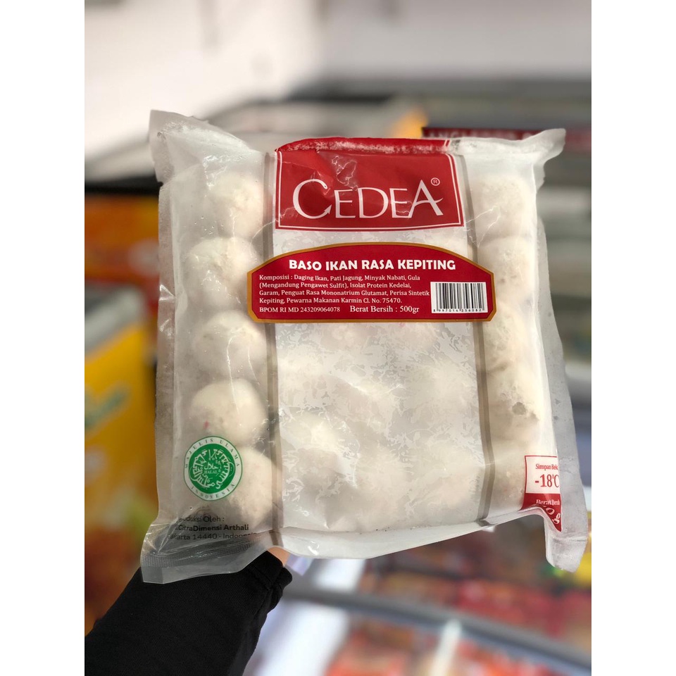 

Promo!! CEDEA baso kepiting 500gr