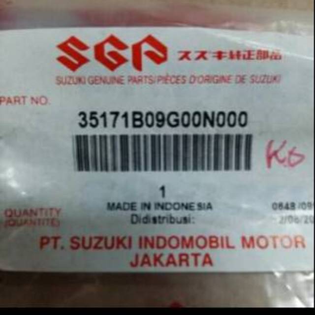 Fiting lampu depan tnhunder oriainil suzuki