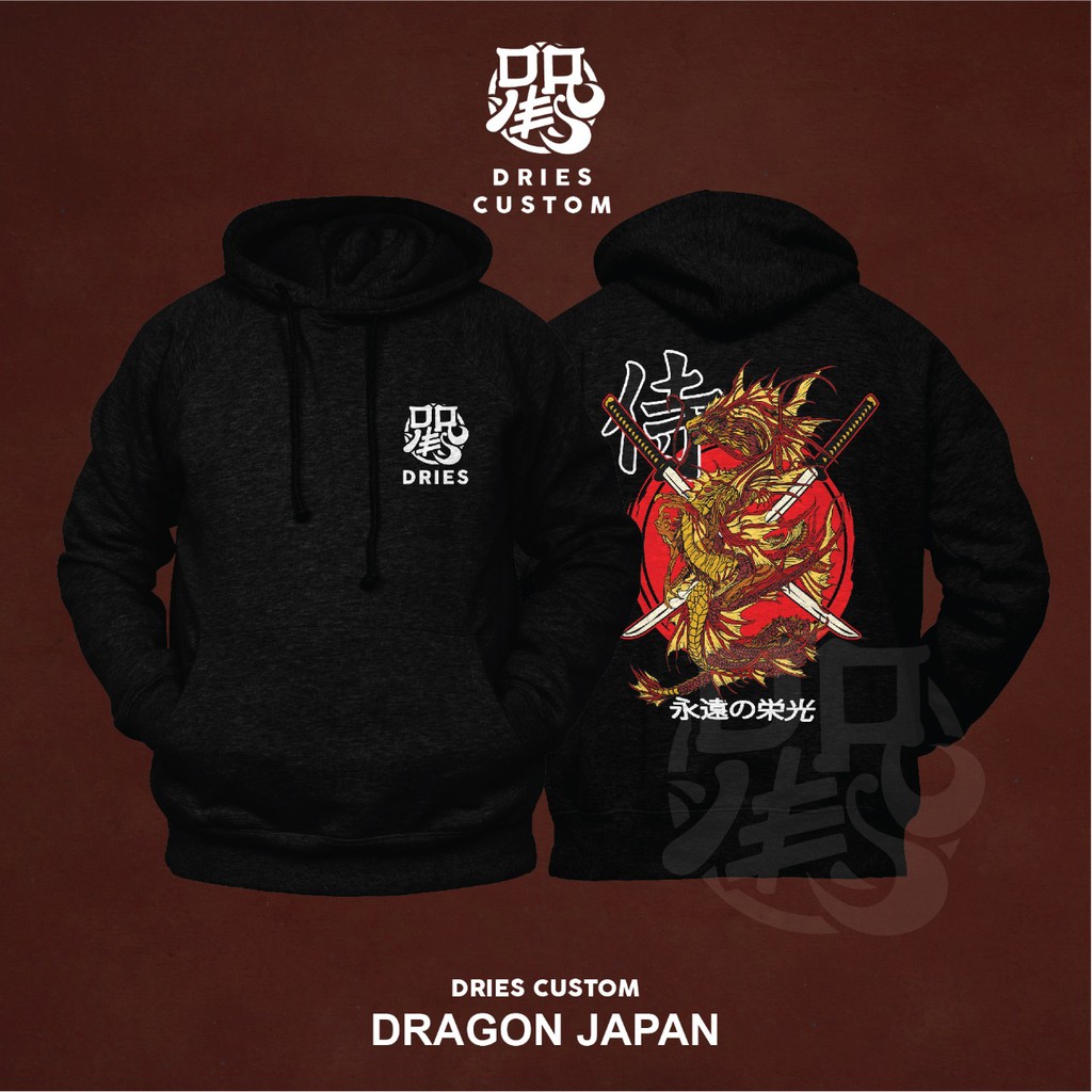 Dries hoodie DRAGON JAPAN