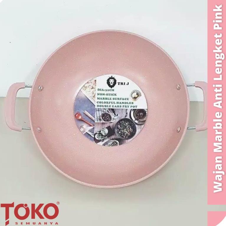 Kekinian.. TS | Wajan lapisan marble ANTI LENGKET  Fry Pan Marble Color FZE