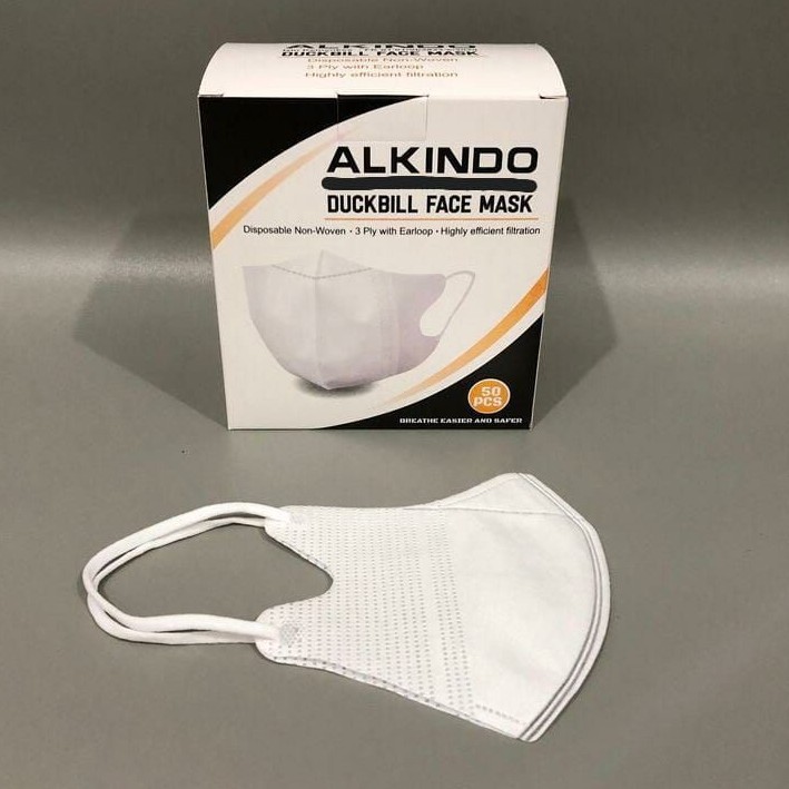 Masker Hijab / Non Hijab / Masker Medis 3 Ply 50PCS / DISPOSABLE FACE MASK / headloop / earloop