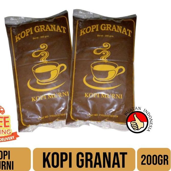 

✅Promo ⚡pesial❤ KOPI GRANAT KOPI LELET MURNI ASLI SARANG REMBANG termurah se indonesia