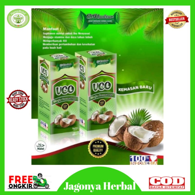 

VCO MINYAK KELAPA IJO EL KAUTSAR - VIRGIN COCONUT OIL 125 ML -MINYAK KELAPA