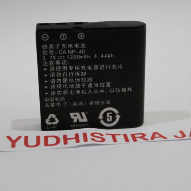 Baterai Fujifilm NP-40 CA NP40 ORIGINAL