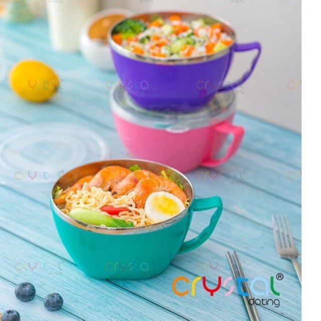 KOREAN FRESH BOWL STAINLESS MANGKUK MIE