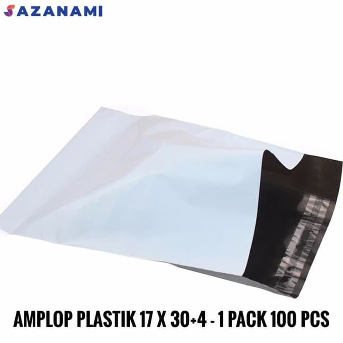 

AMPLOP PLASTIK 17 X 30+4 POLYMAILER BAG POLYBAG PLASTIK PACKING 100Pcs