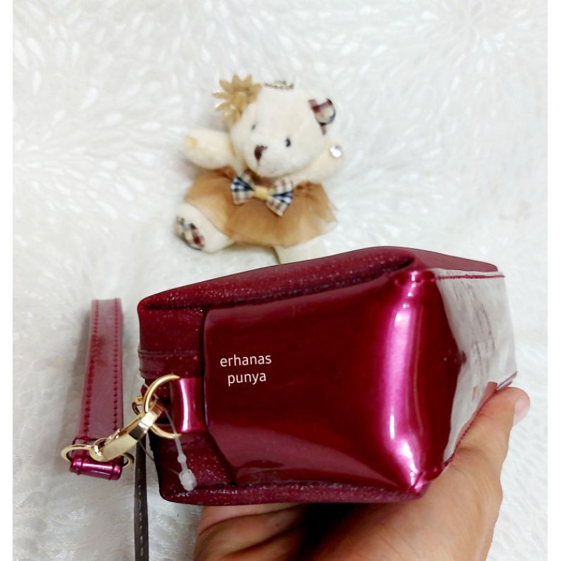 POUCH CK TABUNG MINI GLITER TEMPAT KOSMETIK