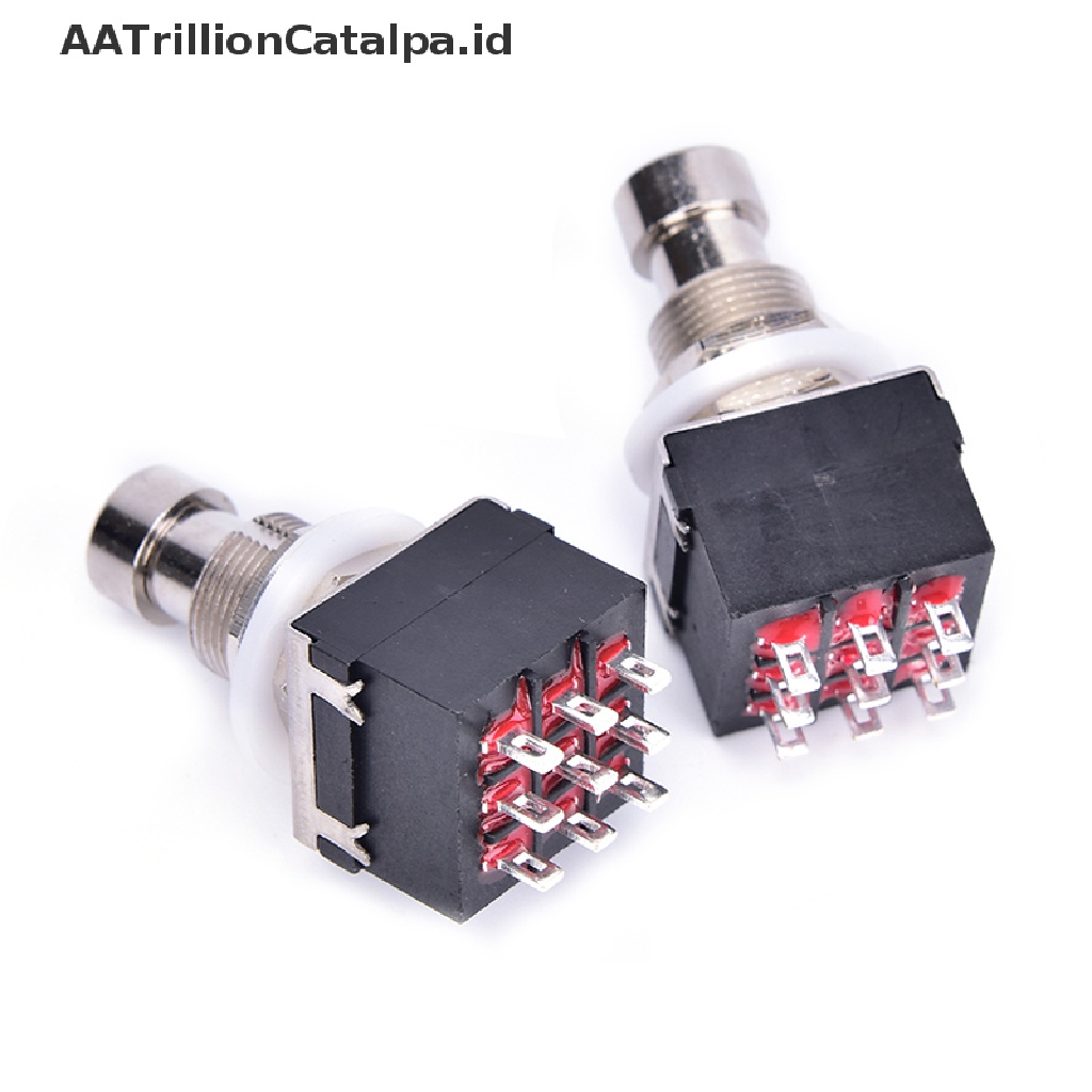 Aatrillioncatalpa 5pcs Pedal Efek Gitar Elektrik 3PDT 9-Pin Dengan True Bypass