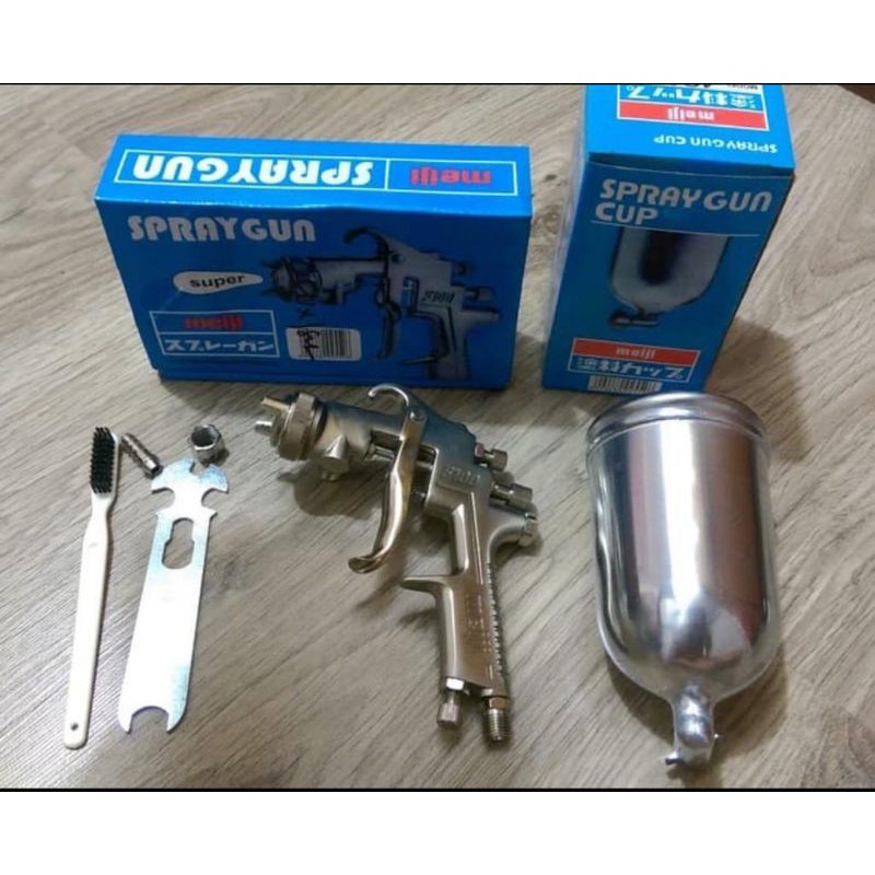 SPRAY GUN MEIJI F100 F 100 TABUNG ATAS