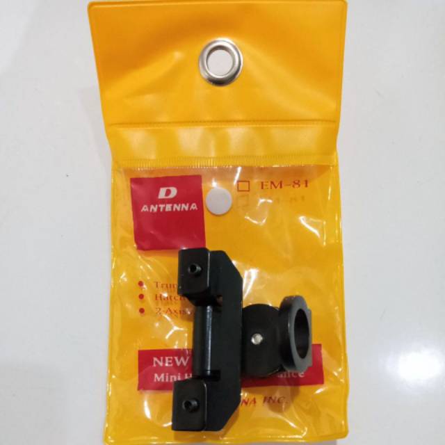 Mini bracket antena EM 81 Breaket Mobil / breket mobil Bagasi kap pintu kecil anten D / Antenna hita