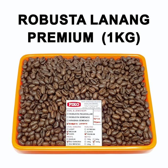 

[ COD ] Biji kopi robusta lanang Sumsel 1kg sangrai / roasted beans kopi Piko CUCI GUDANG Kode 95