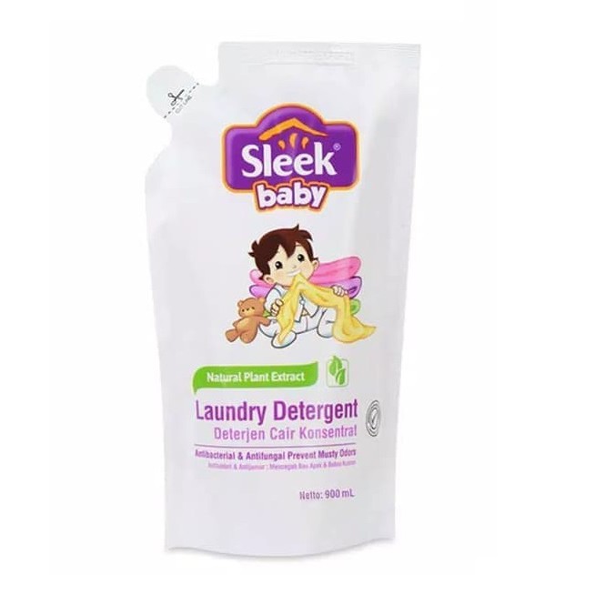 Sleek Baby Laundry/Cuci Baju 900 ml Refill